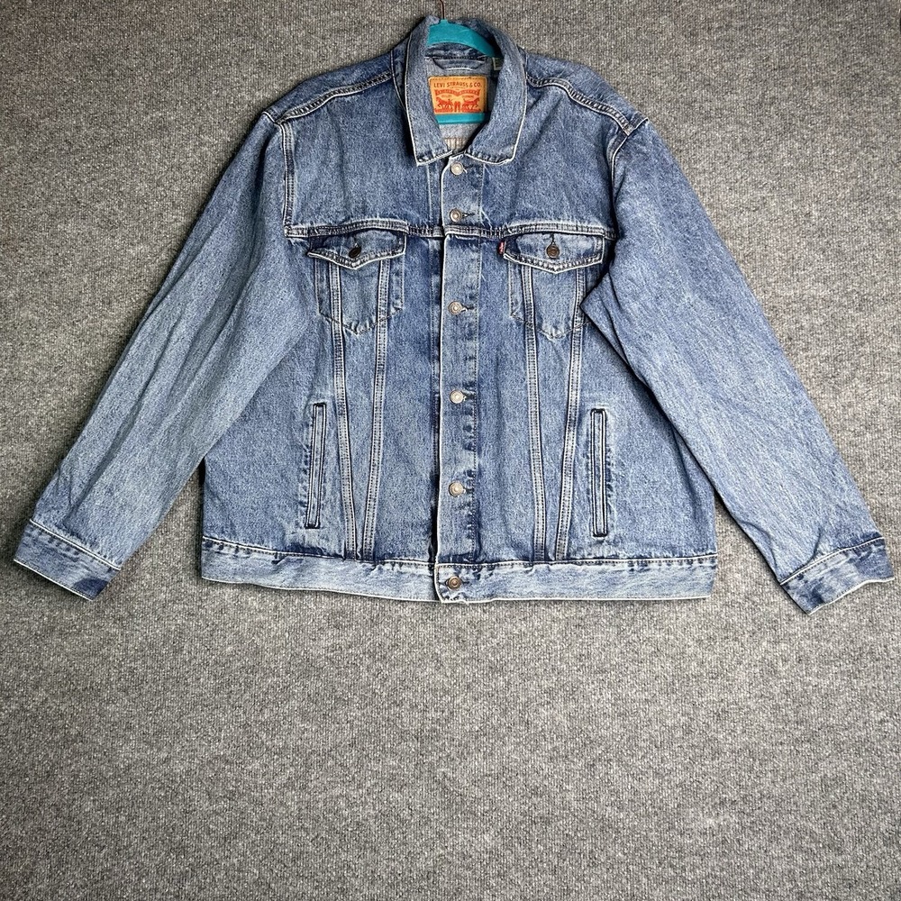 Levis Denim Trucker‎ Jacket Opus Crew Adult Size 2xl
